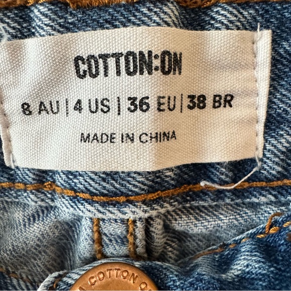 High Rise Ripped Jean Shorts - Picture 5 of 6